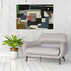 Tablou - Abstracție cubism (90x60 cm)