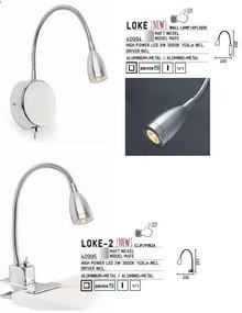 Aplica de perete moderna LED Loke 40994
