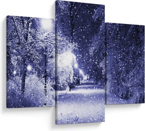 Tablou - Noaptea magică de iarnă (90x60 cm)