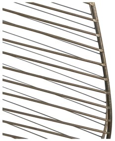 Lustră aurie cu abajur din metal – Ixia