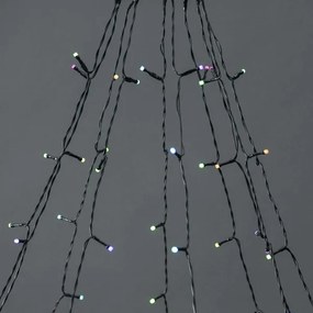 Nedis WIFILXT02W200 - LED perde Crăciun 200 LED/8 funcții 10x2m IP65 Wi-Fi Tuya