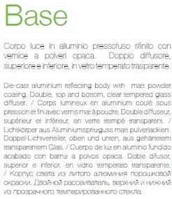Aplica de perete moderna BASE AP2 alba 129457