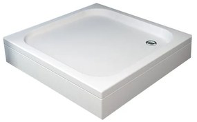 Cabina dus sticla securizata cu cadita de dus inclusa, 80x80 cm, Sanswiss, Ocelia 800x800 mm