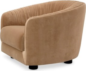 Fotoliu modern LUX Jameson, Amaro camel