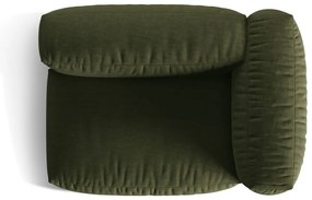 Modul pentru canapea modulară verde (cu colț pe partea dreaptă) Martina – Micadoni Home