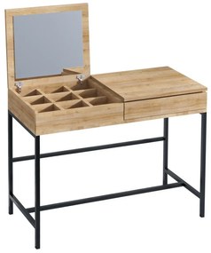 Masa de toaletă Linda Black and Oak