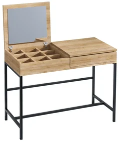 Masa de toaletă Linda Black and Oak