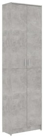 Sifonier de hol, gri beton, 55x25x189 cm, PAL Gri beton, 1