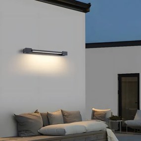 Brilagi - Aplică LED de exterior AQUA LINE LED/12W/230V 45 cm IP44 antracit CRI 90