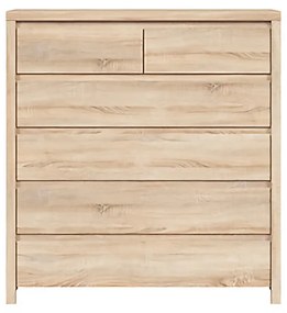 Comodă Kaspian KOM6S (Stejar sonoma). 1029388