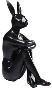 Figurina decorativa Gangster Rabbit Negru