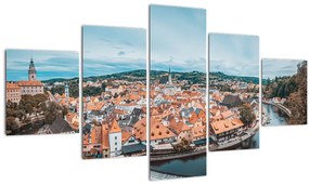 Tablou - Krumlov din Cehia (125x70 cm), în 40 de alte dimensiuni noi