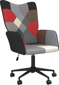 vidaXL Scaun de relaxare, material textil, petice