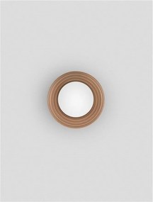 Aplica baie protectie IP44, Portelan, Caramel, ORBIQUE 16cm