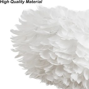 BRILAGI - plafonieră FEATHER 3xE27/40W/230V, Ø 40 cm, albă