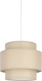 Brilagi - Lustră suspendată pe cablu RESNA, 1x E27, 60W, 230V, Ø 20 cm, bej