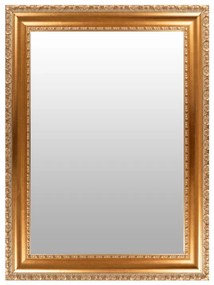 Oglinda dreptunghiulara cu rama din polistiren aurie Sirius, 78,7cm (L) x 58,7cm (W) x 3cm (H)