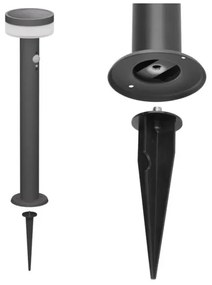 Lampă LED solară cu senzor LED/2W/3,7V 1200 mAh IP44 80 cm