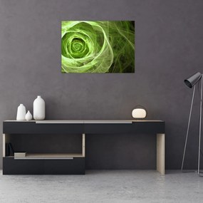 Tablou - Abstract Rose Green (70x50 cm)