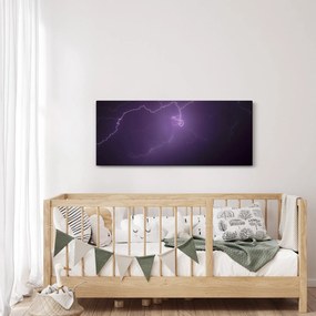 Tabloul cu fulger pe cer (120x50 cm)
