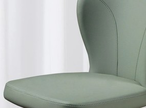 Scaun pivotant piele sintetica verde deschis Chair