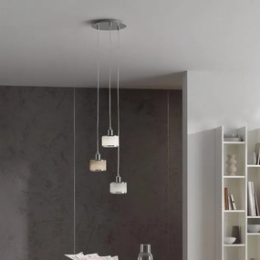 Lustră pe cablu CIARA 3xE14/28W/230V Wofi 619903019000