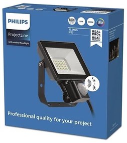 Proiector LED de exterior cu senzor PROJECTLINE LED/20W/230V IP65 3000K Philips