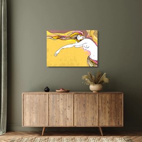 Tablou pe sticlă - Fata (70x50 cm)