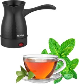 Ibric electric Floria ZLN4933 Negru, putere 600W, capacitate 600 ml, 6 cesti, Negru