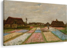 Tablou - Vincent van Gogh, Flower Beds in Holland, reproducere (90x60 cm)
