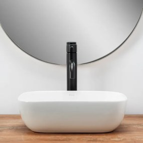 REA-U5667 - Lavoar pentru blat BELINDA MINI 25x36 cm ceramică/alb lucios