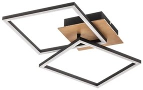 Plafonieră LED dimabilă FRAME 2xLED/11W/230V maro Briloner 3210-014