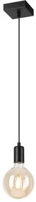 Lustră pe cablu ASTRID 1xE27/60W/230V negru mat
