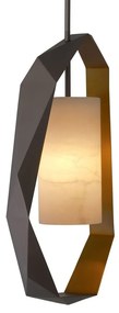 Lustra dimabila suspendata design LUX Santos, gunmetal 115371 HZ