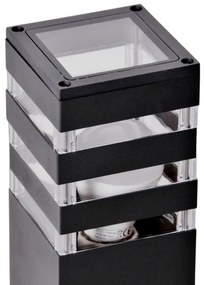 Lampă exterior TEKSAS cu senzor 1xE27/12W/230V IP44, 44 cm antracit