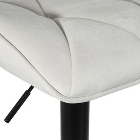 JAKS SCAUN DE BAR GRAPPO BLACK VELOUR BEJ