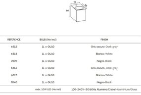 Aplica de perete iluminat exterior ambiental IP54 KANDANCHU neagra