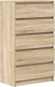 vidaXL Dulap cu sertar, stejar sonoma, 60x36x103 cm, lemn prelucrat