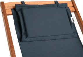 Șezlong de grădină SIENA, 94x60x94cm, antracit Jurhan