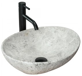 REA-U0165 - Lavoar pentru blat SOFIA 34,5x41 cm ceramică/piatră deschisă
