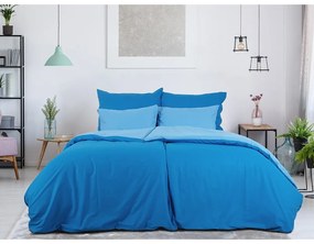 B.E.S. Petrovice Lenjerie de pat din bumbac Doubleface cobalt/albastru