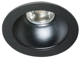 Spot incastrat tavan/plafon stil modern REMO 1 negru