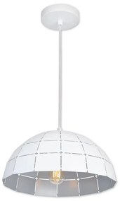 Top Light Apolo 40B - Lustră pe cablu 1xE27/40W/230V alb/argintiu
