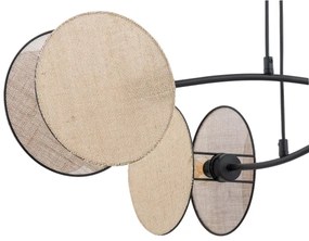 Lustră pe cablu MOTIF 4xE14/10W/230V bej