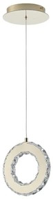 Lustra LED suspendata design modern Girona auriu