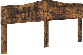 vidaXL Tăblie cap Stejar fumuriu 200 cm Lemn compozit