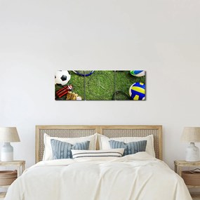 Tablou - Sport (cu ceas) (90x30 cm)