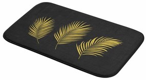 Covoraș de baie negru-auriu 45x75 cm Orbella – douceur d'intérieur