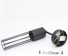 Lampă de perete MELODY 1xE27/15W/230V negru