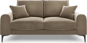Canapea, Madara, Mazzini Sofas, 2 locuri, 172x102x90 cm, catifea, bej